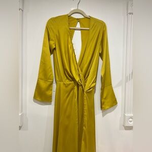ASOS Mustard Maxi Dress